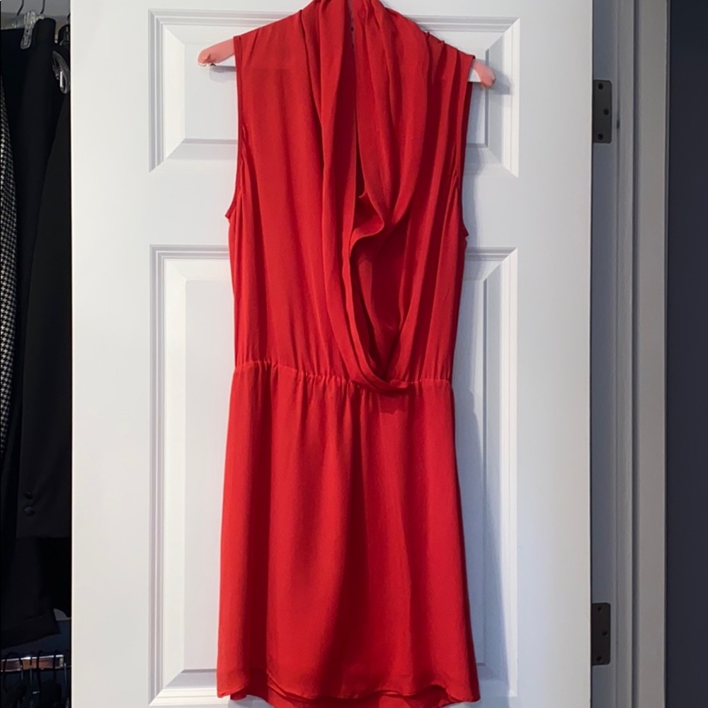 Parker sleeveless silk dress- like new.